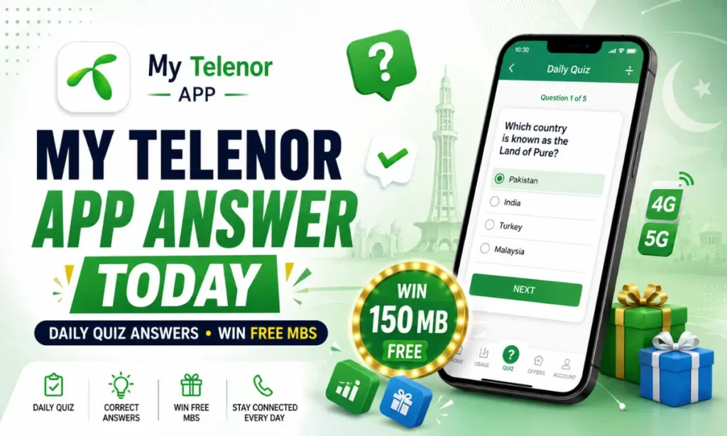 My Telenor App Answer Today