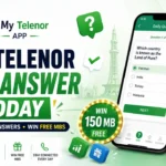 My Telenor App Answer Today